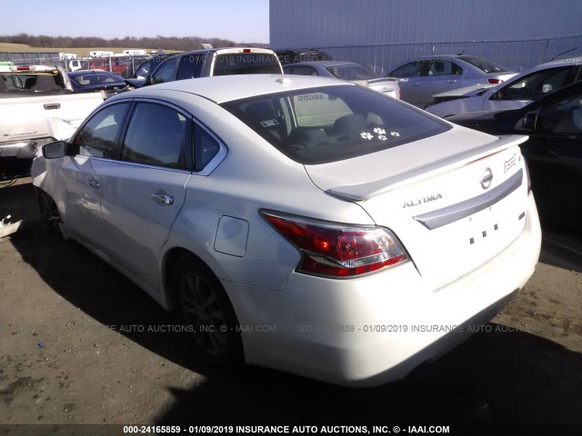 1N4AL3AP7FC591191 - 2015 NISSAN ALTIMA 2.5/S/SV/SL WHITE photo 3