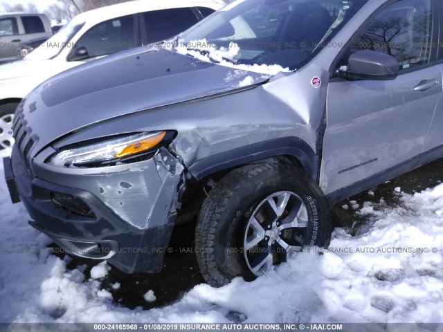 1C4PJMBS3GW326321 - 2016 JEEP CHEROKEE TRAILHAWK Gümüş foto 6