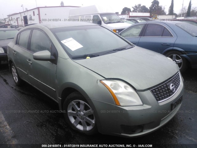 3N1AB61E77L660449 - 2007 NISSAN SENTRA 2.0/2.0S/2.0SL GREEN photo 1