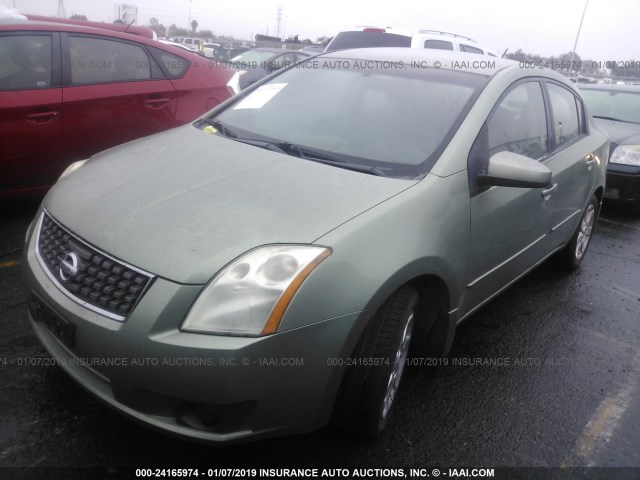 3N1AB61E77L660449 - 2007 NISSAN SENTRA 2.0/2.0S/2.0SL GREEN photo 2