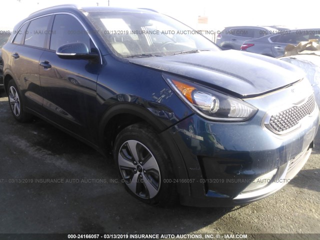 KNDCC3LC3J5132380 - 2018 KIA NIRO EX/GRAPHITE BLUE photo 6