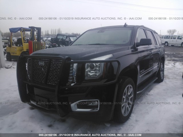 1GKS2CKJ0GR224129 - 2016 GMC YUKON DENALI BLACK photo 2