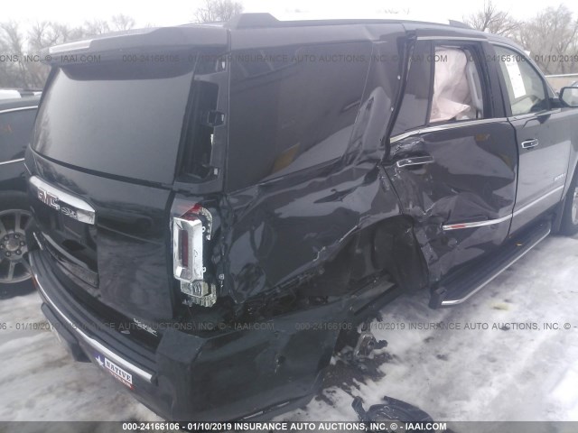 1GKS2CKJ0GR224129 - 2016 GMC YUKON DENALI BLACK photo 6