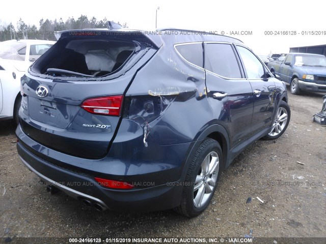 5XYZU3LA2DG088891 - 2013 HYUNDAI SANTA FE SPORT  GRAY photo 4