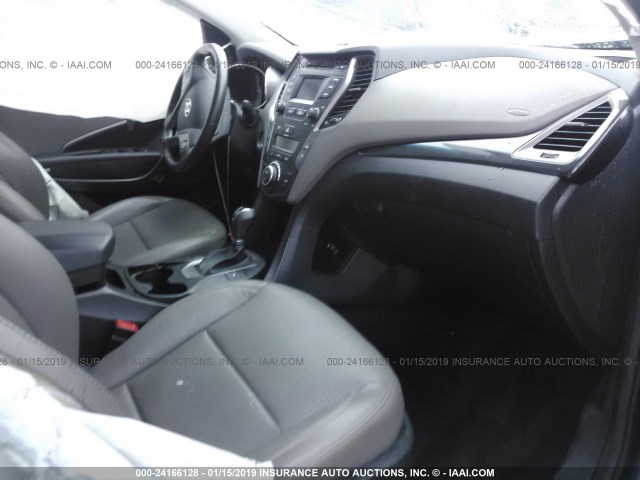 5XYZU3LA2DG088891 - 2013 HYUNDAI SANTA FE SPORT  GRAY photo 5