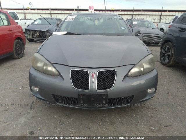 2G2WC55C181127524 - 2008 PONTIAC GRAND PRIX GXP GRAY photo 6