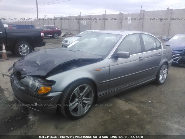 WBAEV53415KM42054 - 2005 BMW 330 I GRAY photo 2