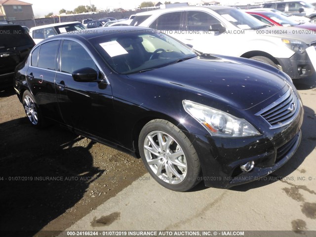 JN1CV6AP9CM625056 - 2012 INFINITI G37 SPORT PURPLE photo 1