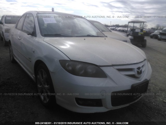 JM1BK323871624788 - 2007 MAZDA 3 S WHITE photo 1