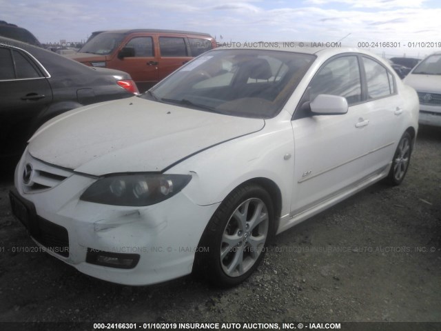 JM1BK323871624788 - 2007 MAZDA 3 S WHITE photo 2