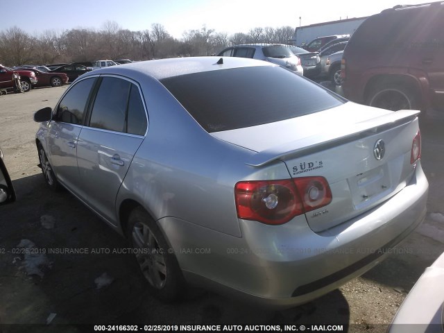 3VWEF71K47M165762 - 2007 VOLKSWAGEN JETTA WOLFSBURG SILVER photo 3