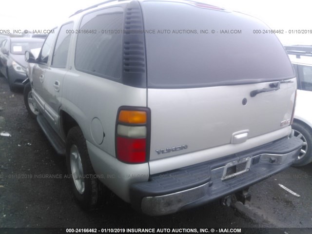 1GKEK13T94R199597 - 2004 GMC YUKON BEIGE photo 3