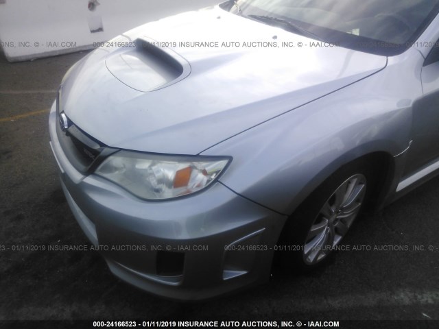 JF1GV7E64EG003848 - 2014 SUBARU IMPREZA WRX SILVER photo 6