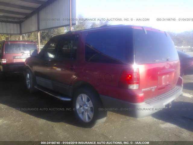 1FMRU15W93LA92965 - 2003 FORD EXPEDITION XLT RED photo 3