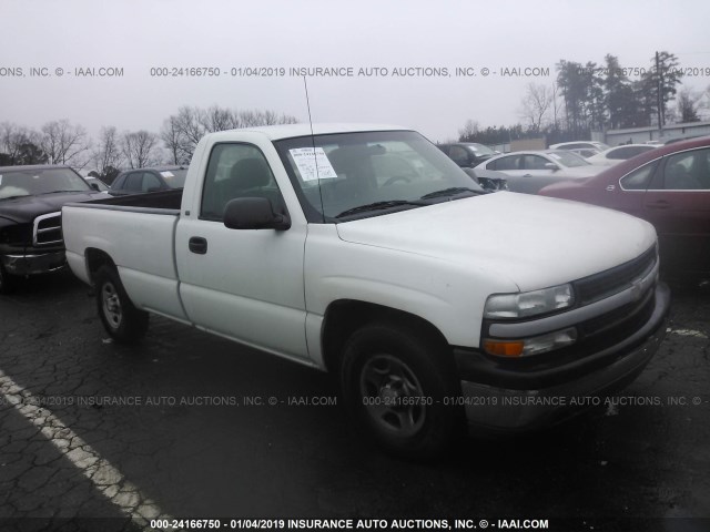 1GCEC14W42Z174475 - 2002 CHEVROLET SILVERADO C1500 WHITE photo 1