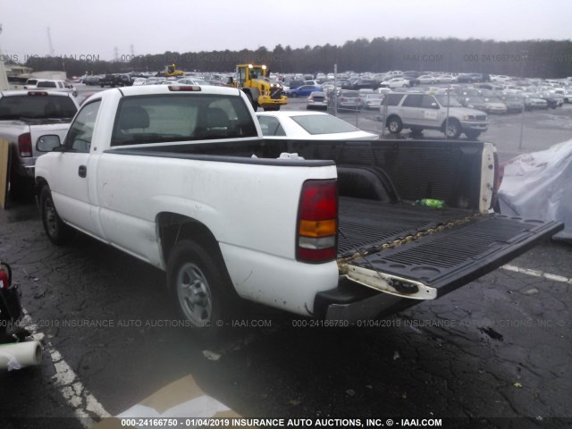 1GCEC14W42Z174475 - 2002 CHEVROLET SILVERADO C1500 WHITE photo 3