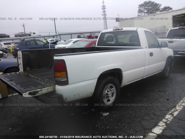 1GCEC14W42Z174475 - 2002 CHEVROLET SILVERADO C1500 WHITE photo 4