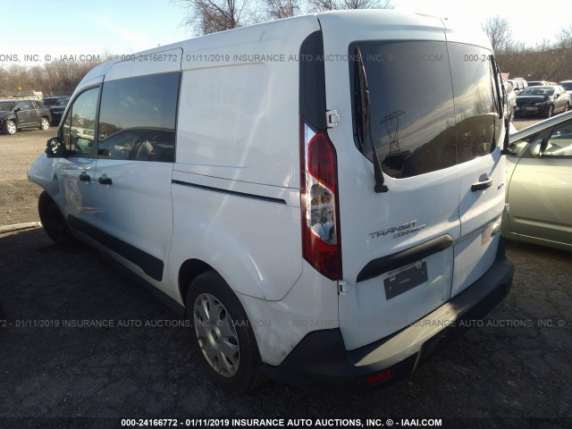 NM0LS7F72F1227601 - 2015 FORD TRANSIT CONNECT XLT WHITE photo 3