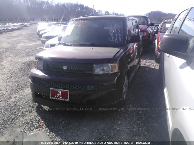 JTLKT334564035994 - 2006 TOYOTA SCION XB Tünd qırmızı foto 2