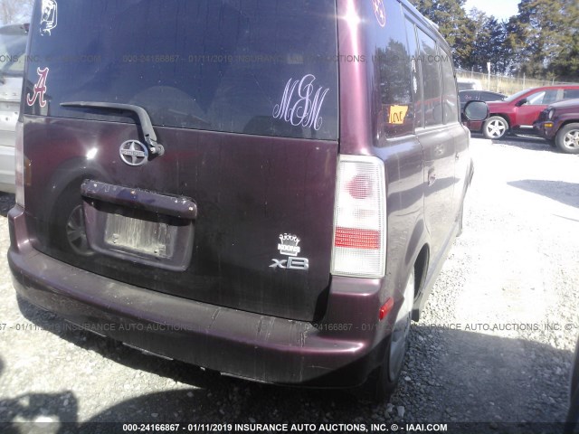 JTLKT334564035994 - 2006 TOYOTA SCION XB Tünd qırmızı foto 4