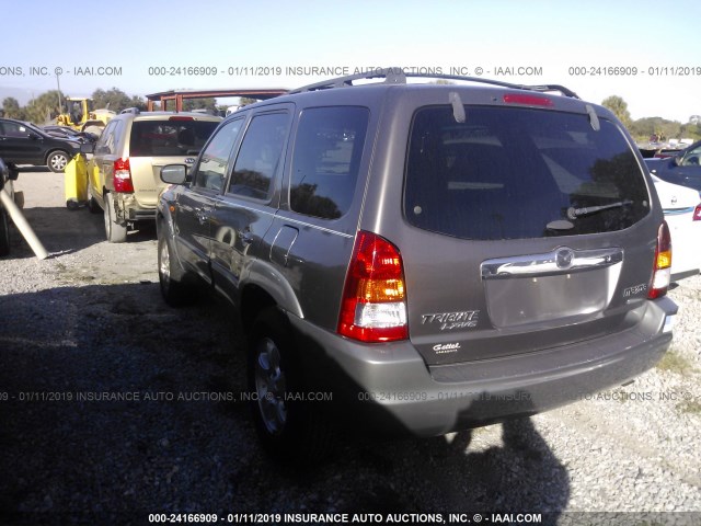 4F2YU09142KM45271 - 2002 MAZDA TRIBUTE LX/ES BLACK photo 3