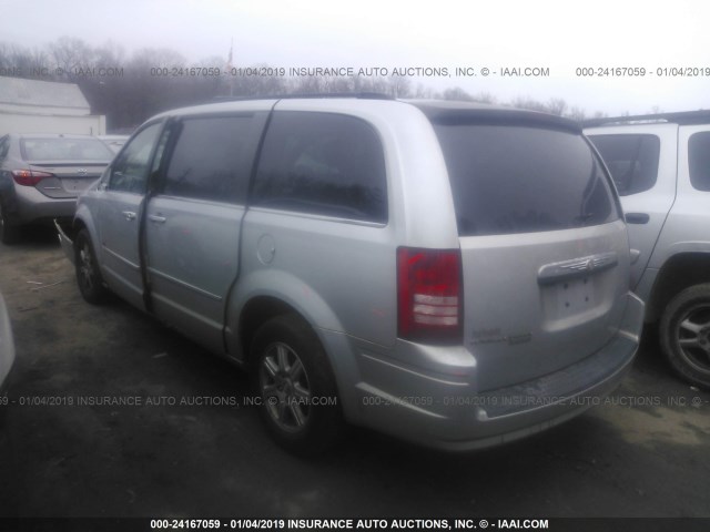 2A8HR54P78R793773 - 2008 CHRYSLER TOWN & COUNTRY TOURING SILVER photo 3