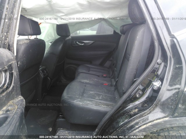 5N1AT2MV3EC759658 - 2014 NISSAN ROGUE S/SL/SV BLACK photo 8