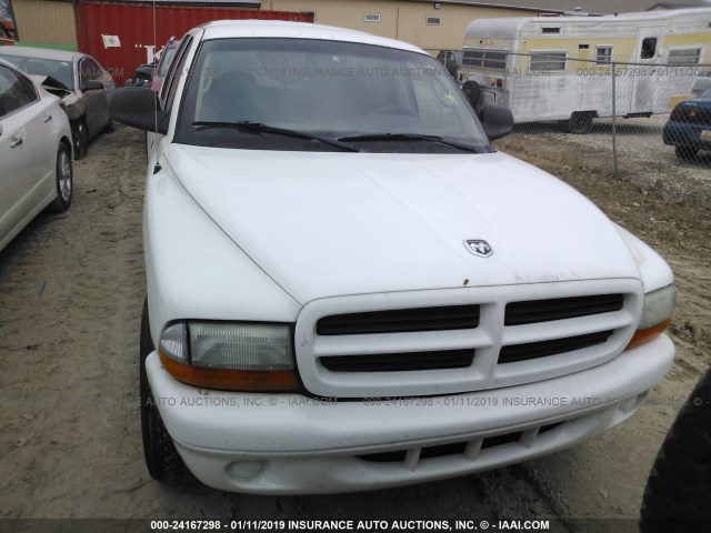 1D4HS38NX3F575970 - 2003 DODGE DURANGO SPORT WHITE photo 6