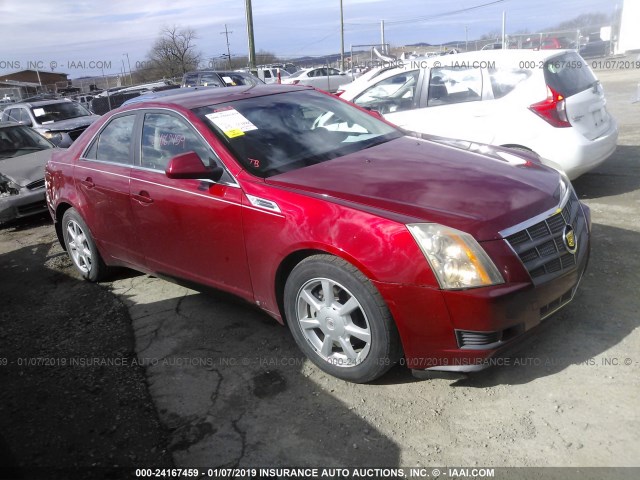 1G6DU57V090149786 - 2009 CADILLAC CTS HI FEATURE V6 RED photo 1