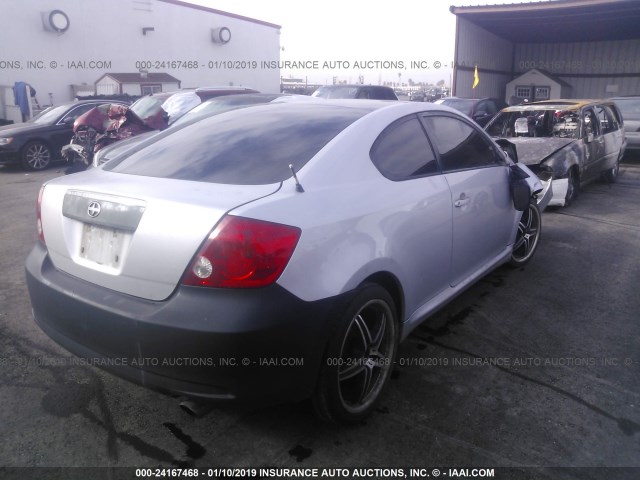 JTKDE167850048925 - 2005 TOYOTA SCION TC 银色 照片 4