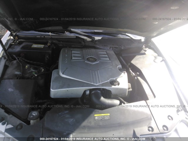 1G6DW677150160405 - 2005 CADILLAC STS SILVER photo 10