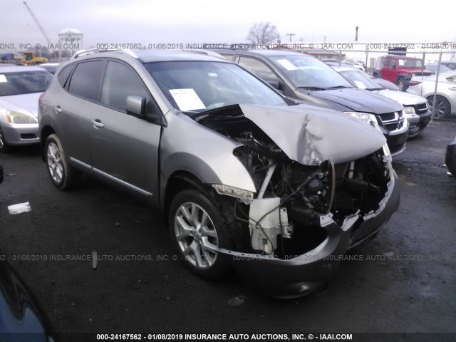 JN8AS5MV6CW353947 - 2012 NISSAN ROGUE S/SV GRAY photo 1