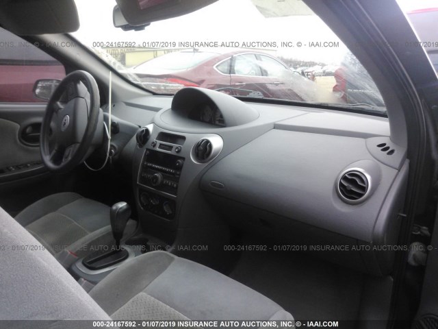 1G8AL55B16Z187198 - 2006 SATURN ION LEVEL 3 GRAY photo 5