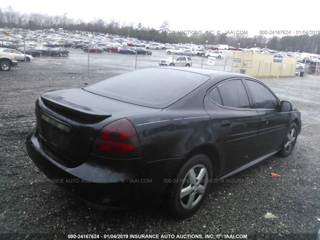 2G2WP522051173437 - 2005 PONTIAC GRAND PRIX BLACK photo 4