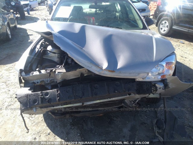 1G1ZS58F97F234841 - 2007 CHEVROLET MALIBU LS GRAY photo 6