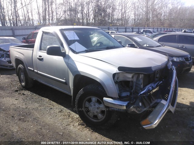 1GCCS148168222862 - 2006 CHEVROLET COLORADO SILVER photo 1