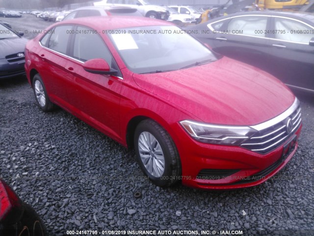 3VWC57BU1KM053133 - 2019 VOLKSWAGEN JETTA S/SE/R-LINE RED photo 1