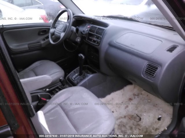 2CNBJ634136911291 - 2003 CHEVROLET TRACKER LT RED photo 5