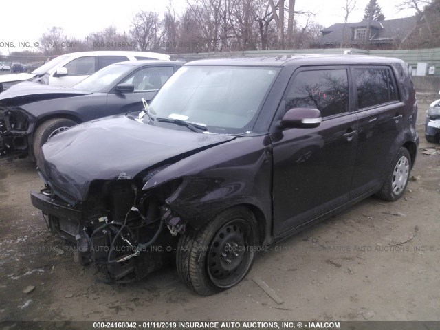 JTLZE4FE4DJ036166 - 2013 TOYOTA SCION XB PURPLE photo 2