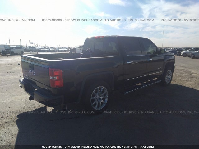 3GTU2WEC5FG369491 - 2015 GMC SIERRA K1500 DENALI BLACK photo 4