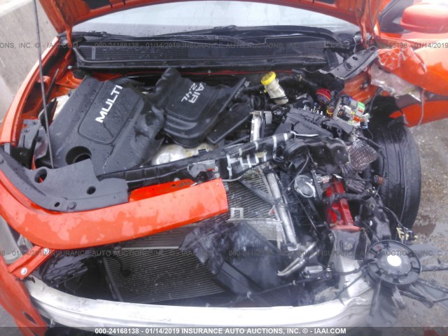 1C3CDFBB2FD405446 - 2015 DODGE DART SXT ORANGE photo 10