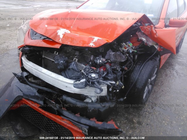 1C3CDFBB2FD405446 - 2015 DODGE DART SXT ORANGE photo 6