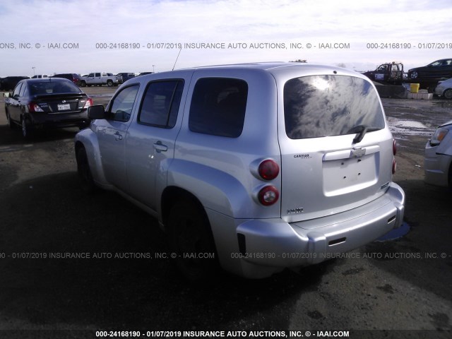 3GNBABFW0BS591723 - 2011 CHEVROLET HHR LT SILVER photo 3