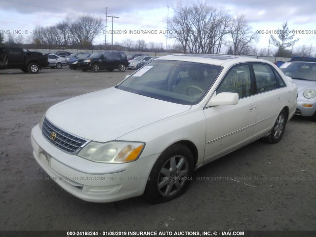 4T1BF28B33U283513 - 2003 TOYOTA AVALON XL/XLS WHITE photo 2