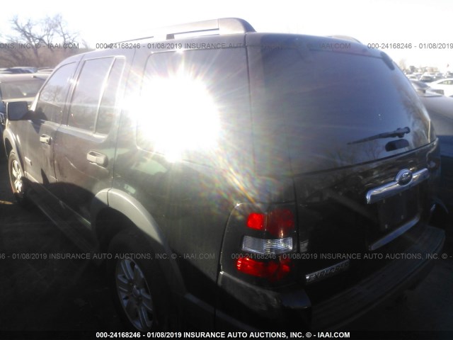 1FMEU73E16UA72980 - 2006 FORD EXPLORER XLT BLACK photo 3