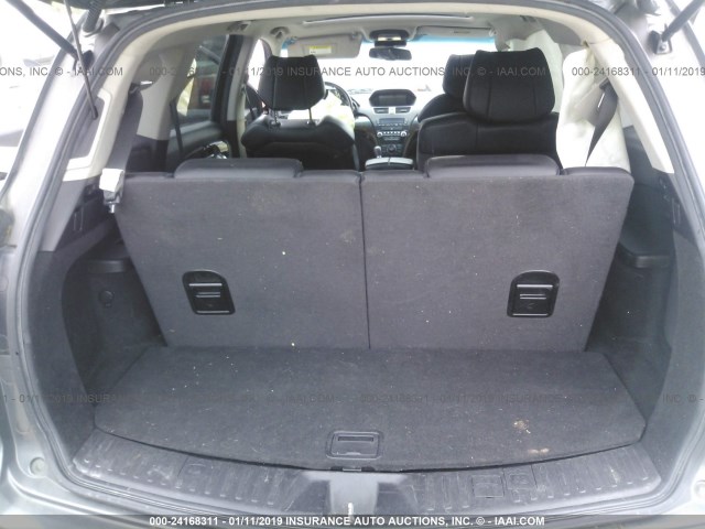 2HNYD2H33CH538929 - 2012 ACURA MDX TECHNOLOGY GRAY photo 8