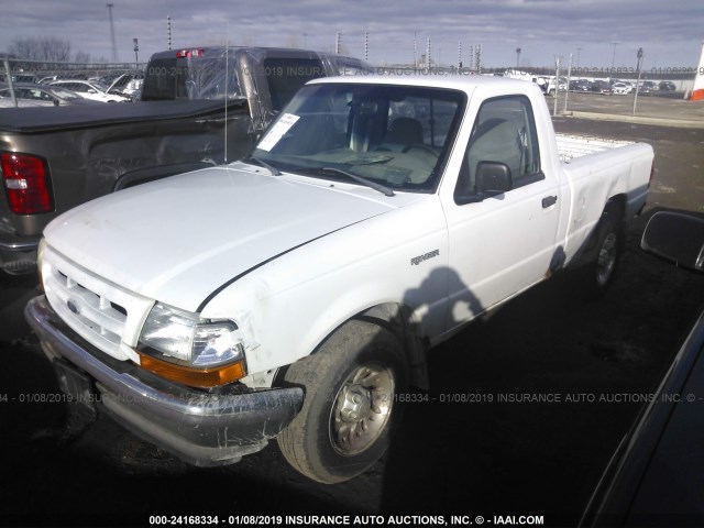 1FTYR10C8WUB83562 - 1998 FORD RANGER WHITE photo 2