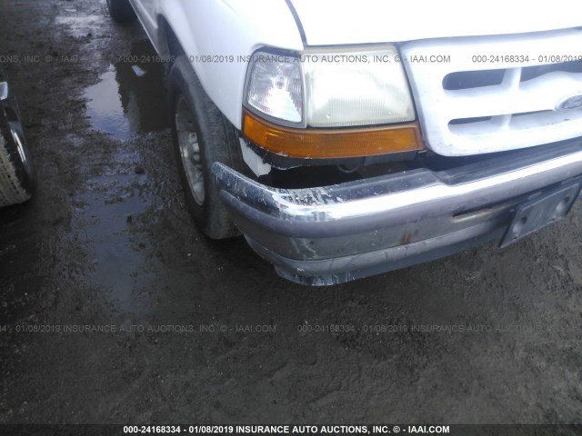 1FTYR10C8WUB83562 - 1998 FORD RANGER WHITE photo 6