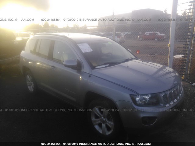 1C4NJCEAXGD614868 - 2016 JEEP COMPASS LATITUDE SILVER photo 1