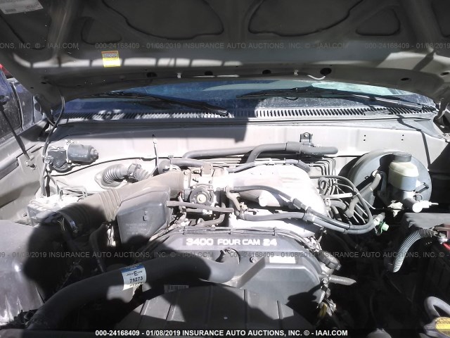 5TBRN341X4S439571 - 2004 TOYOTA TUNDRA ACCESS CAB SR5 TAN photo 10